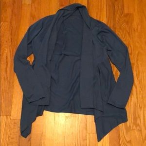 Coldwater Creek open front ribbed detail cardigan